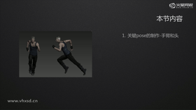 讲解那男性跑步关键pose的制作-手臂和头