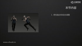 男性跑步的综合调整