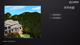 表面卷展栏
材质卷展栏