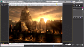 max网格建模、塌陷与合并、布尔运算、样条线的渲染设置