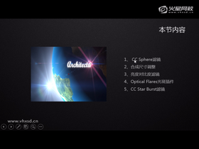 CC Sphere滤镜
合成尺寸调整
亮度对比度滤镜
Optical Flares光斑插件
CC Star Burst滤镜