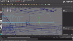 座椅结构与地面穿插