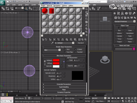 材质编辑器工具按钮