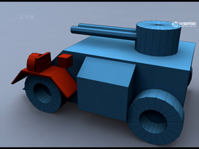 开始制作车灯的模型