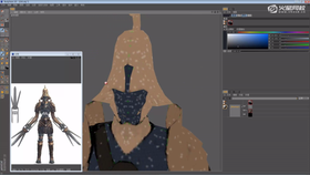 角色下半身色块绘制