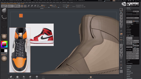 制作鞋子其他皮革面的缝合线,灵活运用功能和调整造型