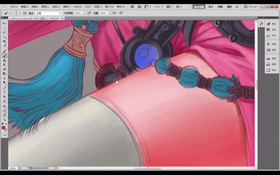 继续修整阴影关系和素描关系