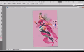 处理衣服的阴影和材质,金属的材质等。