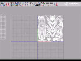 将飞龙的模型导入ZBrush中进行雕刻模型
