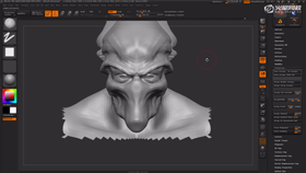 头部第二级别的塑造与雕刻