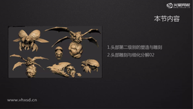 头部二级别的塑造与雕刻