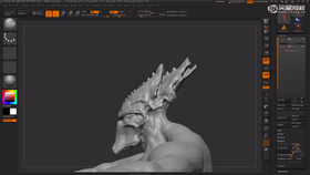 头部二级别的塑造与雕刻