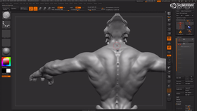 脚掌的塑造与雕刻分解