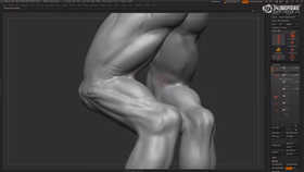 腿部塑造与雕刻思路