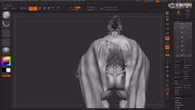 角色披风的雕刻与应用