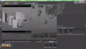 镜头2材质动画渲染