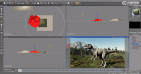 讲解山体创建的场景渲染