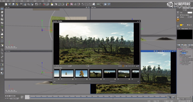 讲解植物场景的渲染制作