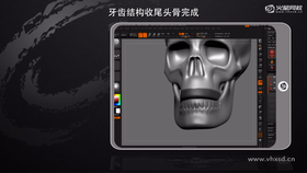 1. 牙齿结构细化 
2. Polish打磨工具调整形体 
3. 牙齿与牙床的连接点细化 
4. Pinch使用技巧
