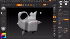 折边DynaMesh等命令讲解