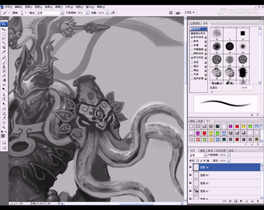 寄居蟹插画教程