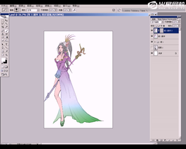 《温婉》插画