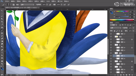 25--羽毛结合蒙版刻画