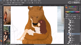 31--毛发及女孩上色