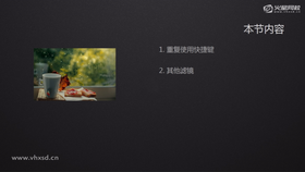 重复使用快捷键
其他滤镜