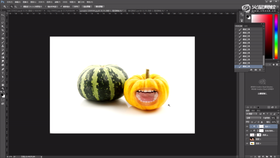 南瓜脸案例学习制作。