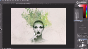 1.二次叠加水彩
2.蒙版复制技巧