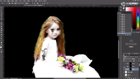 大头效果及背景色调处理