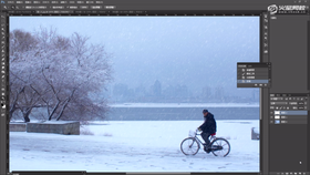 应用笔刷,模糊。