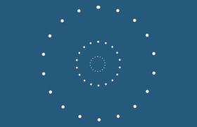 图形层虚线制作烟花效果