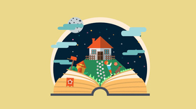 MG风格烟花
扇形打开动画
MG指的是Motion Graphics,运动图形图像。
使用形状层中的修剪路径与中继器制作烟花动画和扇形打开动画。