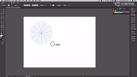 极坐标网格的绘制