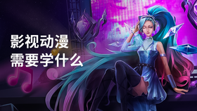 影视动漫需要学什么