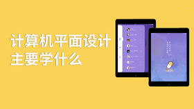 计算机平面设计主要学什么
