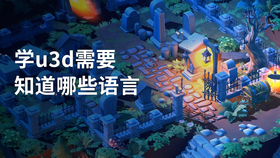 学u3d需要知道哪些语言