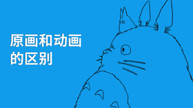 原画和动画的区别