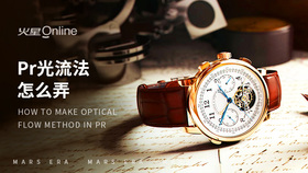 pr光流法怎么弄