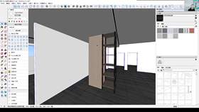 1.5 办公空间软装家具布置 01
