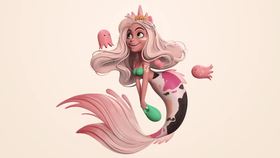 Zbrush雕刻美人鱼