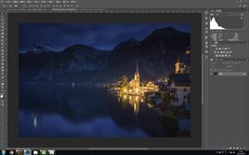 打造通透的风光大片(3)在Photoshop中调整