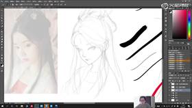 3.4 水墨人物勾线 03