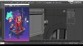 5.4 风格化次时代案例高模卡线 04