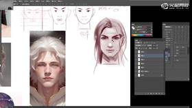 1.3女性头像画法