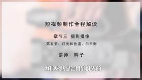 灯光和色温、白平衡