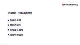引线、图名、图号、指北针