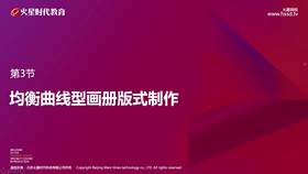 均衡曲线型画册版式制作